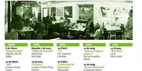 Programació de teatre de petit format al Mut